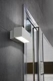 Venkovní nástěnné LED svítidlo Alba antracit  šířka 22 cm, 11,5 W